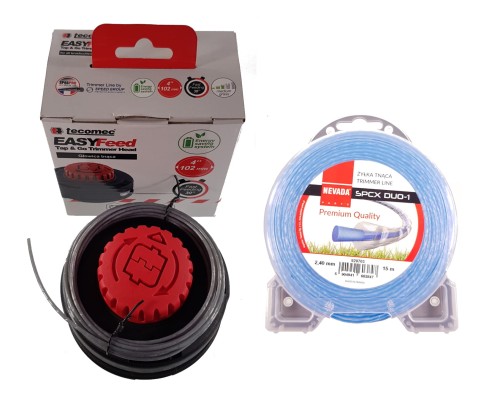 Głowica TECOMEC easy feed + 15m 2,4 żyłka SPCX-11464