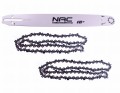 Prowadnica 18" NAC + 2 szt łańcucha tnącego 72 ECH-11625