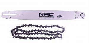 Prowadnica 18" NAC + łańcuch tnący 72 ECH