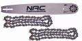 Prowadnica NAC .325 18" + 2x Łańcuch Baribal 72E-8845