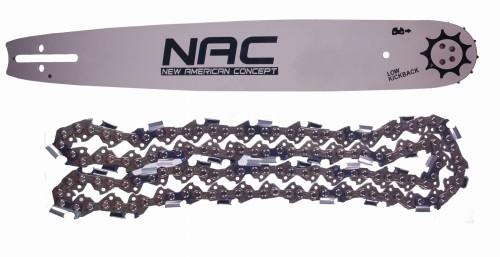 Prowadnica NAC .325 18" + Łańcuch Baribal .325 72E-8830