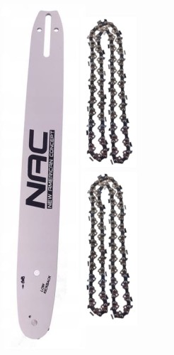 Prowadnica + 2x łańcuh NAC do pilarek elek. 56E-11805