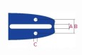 Prowadnica + 2x łańcuh NAC do pilarek ele. 57E-11804