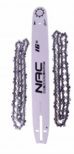 Prowadnica 16" NAC + 2Xłańcuch NAC 3/8 1,3 57E