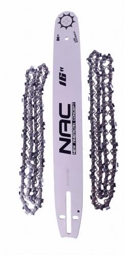 Prowadnica 16" NAC + 2Xłańcuch NAC 3/8 1,3 57E-11322