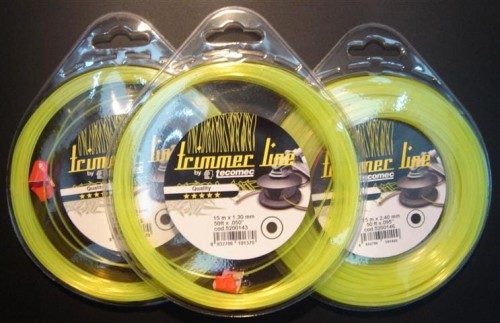 Żyłka tnąca 2,4mm x 15m TECOMEC - okrągła-247