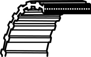 Pasek zębaty Castelgarden TC122 | Honda HF2220H | 