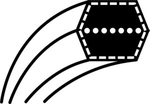 Pasek klinowy Castelgarden TC92 | Stiga Estate 92 