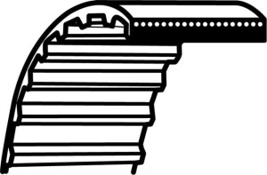 Pasek zębaty Stiga Park 102, 13HST, 16HST, 18HST, 