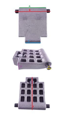 Płytka dociskowa GHS 2842 / FLH2500 / 9-10957