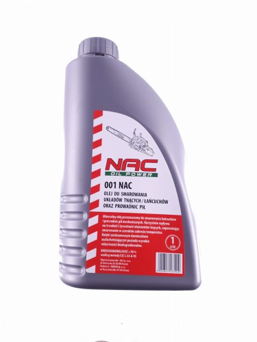 OLEJ DO PROWADNIC I ŁAŃCUCHÓW NAC OIL 1L-10969