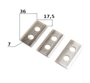 Zestaw noży do robotów koszących NAC kpl. 3 szt.