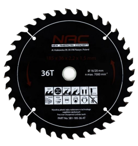Widiowa tarcza do drewna SB1-185-36-AT