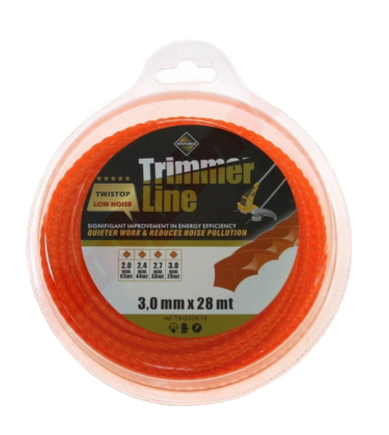 Żyłka tnąca 3mmx28m TWISTOP cichobieżna-9777