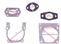 KOMPLET USZCZELEK SILNIKA (uszczelka gaźnika, kole-10921