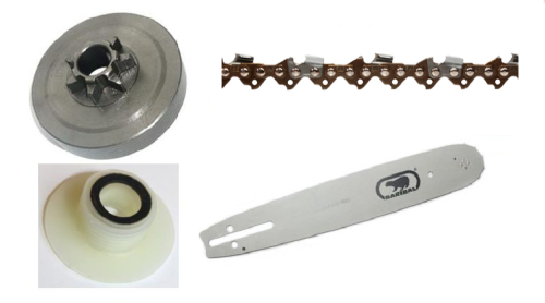 Prowadnica + łańcuch + bęben + ślimak 40cm .325 -5703