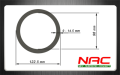 Koło gumowe (pierścień) odśnieżarki NAC ZLST551Q Z-4936