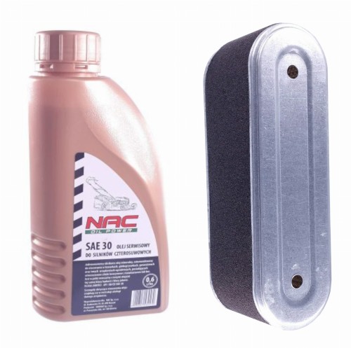 Zestaw olej SAE30 NAC 0,6 + Filtr DY 164-14073