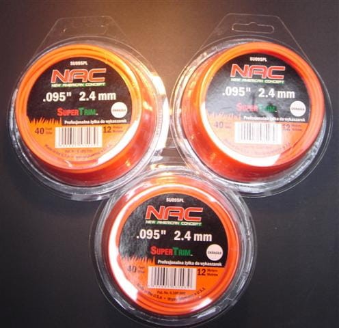 Żyłka tnąca 2,4mm x 12m PROFESIONALNA okrągła-245