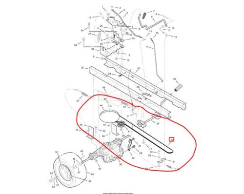 Pasek BELT-V-MOTION DRIVE 037X87MA-9148