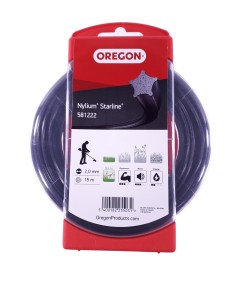 Żyłka tnąca 2 mm x 15m OREGON NYLIUM - gwiazdka