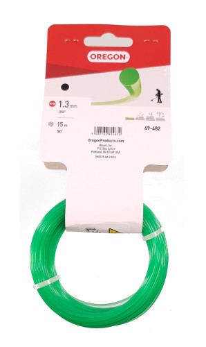 Żyłka zielona OREGON 1,3mm 15m okrągła-10290
