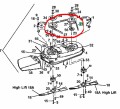 Pasek klinowy noży MTD 751-0151-9844