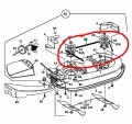 Pasek noży agregatu MTD dwunożowego 96  754-0329A-135
