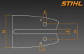 Prowadnica do STIHL 35cm(14")/ 3/8" 1,3mm-2278