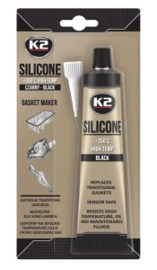 K2 CZARNY SILIKON +350°C 85 g