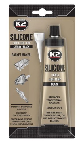K2 CZARNY SILIKON +350°C 85 g-14611
