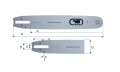 Prowadnica 15" 1,6 3/8  do STHIL MS220, MS290-13928