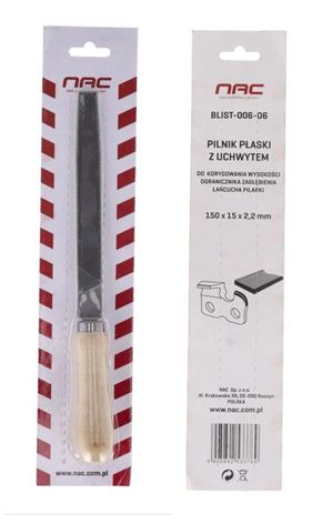 Pilnik płaski do łańcuchów,  NAC-14607