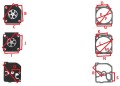 Membrana do ZAMA STIHL MS170/180 (GND-33)-10076