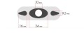 Nóż zbierający do kosza 50cm S511H LS50 Łopaty-5786