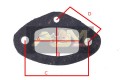 Uszczelka pod gaźnik do piły HUSQVARNA 242 246 254-5878