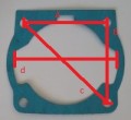 Uszczelka cylindra kosy 40/44/45mm-5168